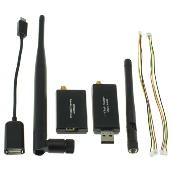 Hot Sell 3DR Radio Telemetry 500MW 915Mhz/ 433Mhz Air and Ground Data Transmit Module for APM / Pixhawk2.8 Flight Control
